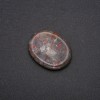 Masajeador-raspador para el rostro de jaspe heliotropo, 45,5 × 35,5 mm