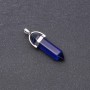 Colgante hexagonal azul 41×34×9 mm