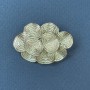 Broche «Acento» metal plateado 26×34 mm+