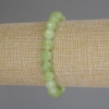 Pulsera de crisoprasa y olivino, cuentas facetadas de 8 mm, longitud 18 cm (elástico)