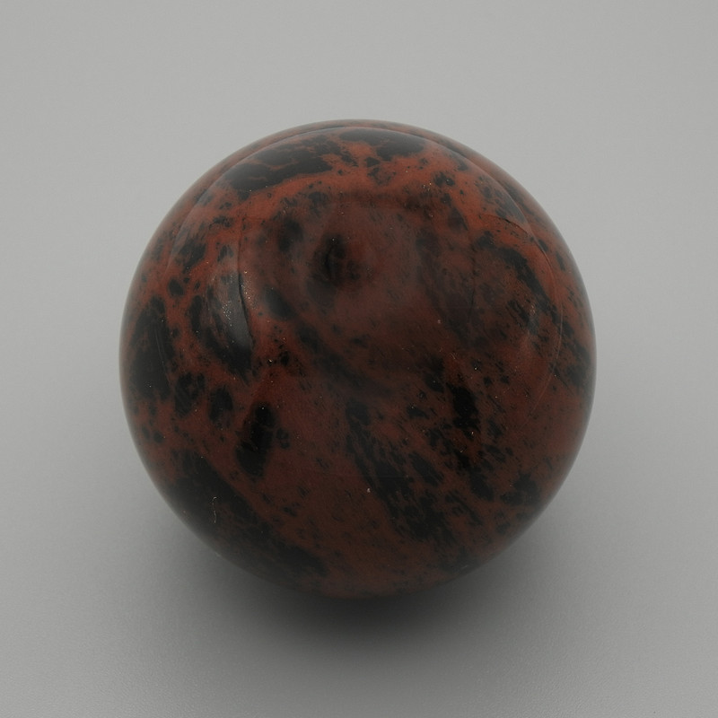 Bola decorativa de obsidiana, diámetro 40 mm+