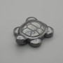 Colgante Tortuga Hematita 28×22 mm+