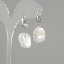 Pendientes barrocos con perlas 18x15 mm ±, longitud 40 mm ±