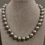Collar de perlas de Mallorca, longitud 45 cm ± con cierre