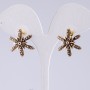 Pendientes con 'plata en forma de gota', diámetro 2 cm
