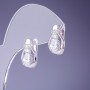 Pendientes Xuping con rodio 10x16 mm