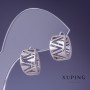 Pendientes Xuping rodio 12x10 mm