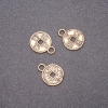 Colgante Moneda de bronce, diámetro 10×13 mm, empaque 20 g ± 52 uds