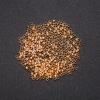 Fijadores-crimp dorados de 2,5 mm, color oro, 8 g