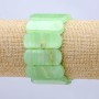 Pulsera elástica de ónix (prensado) – eslabón liso 33×13 mm+