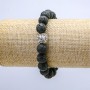 Pulsera elástica de lava, diámetro 10 mm ±, con león