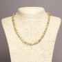 Collar de jaspe amarillo con cuentas lisas, diámetro 6 mm, longitud 45 cm+