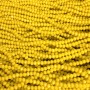 Cuentas de cristal checo en hilo amarillo mate, rondel facetado, diámetro 3,5 × 3 mm, longitud 36–38 cm + -