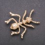 Broche de hormiga de metal amarillo 50×45 mm