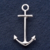 Broche «Ancla» 5×2,5 cm metal gris