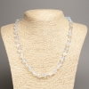 Collar facetado de opalita sintética, diámetro 8–10 mm ±, longitud 50 cm ±